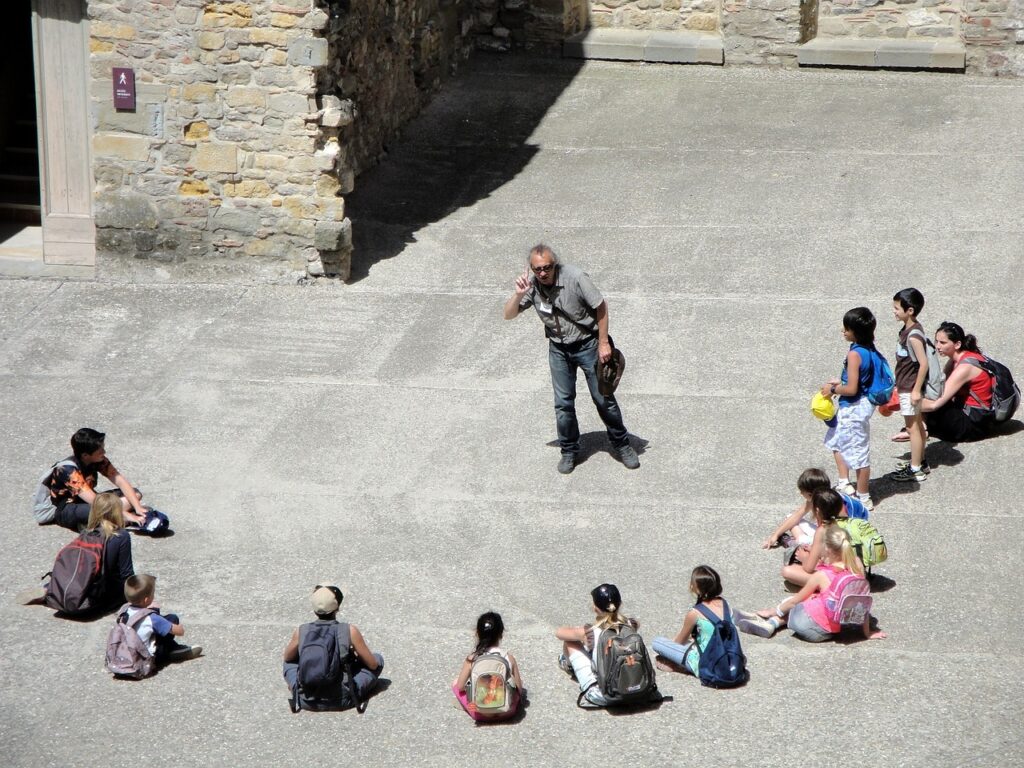 Traveling With Children - Groups need to be small enough to handle